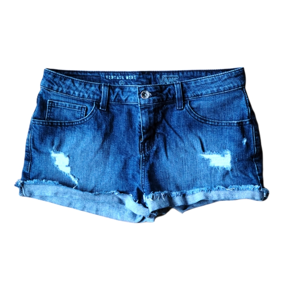 Vans Distressed Jean Shorts